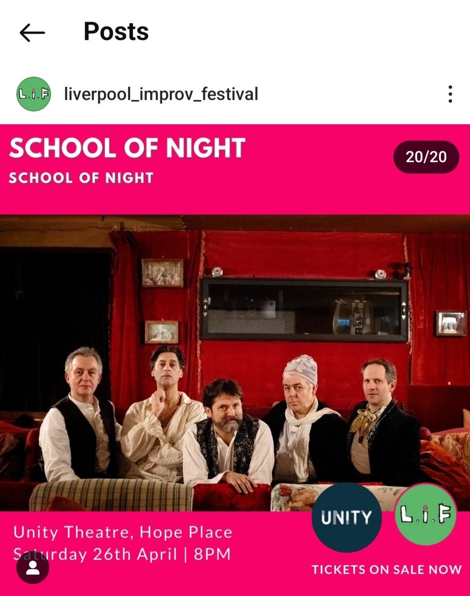 schoolofnight's tweet image. Delighted that the final gig of our 20th anniversary celebrations (Phase 1, more to follow in the summer!) will be in Liverpool for @FOILiv at the @unitytheatre First time in the 'Pool since #mellomello 16 years ago!! #pooloflife #makeitheroic #asgoodasscripted