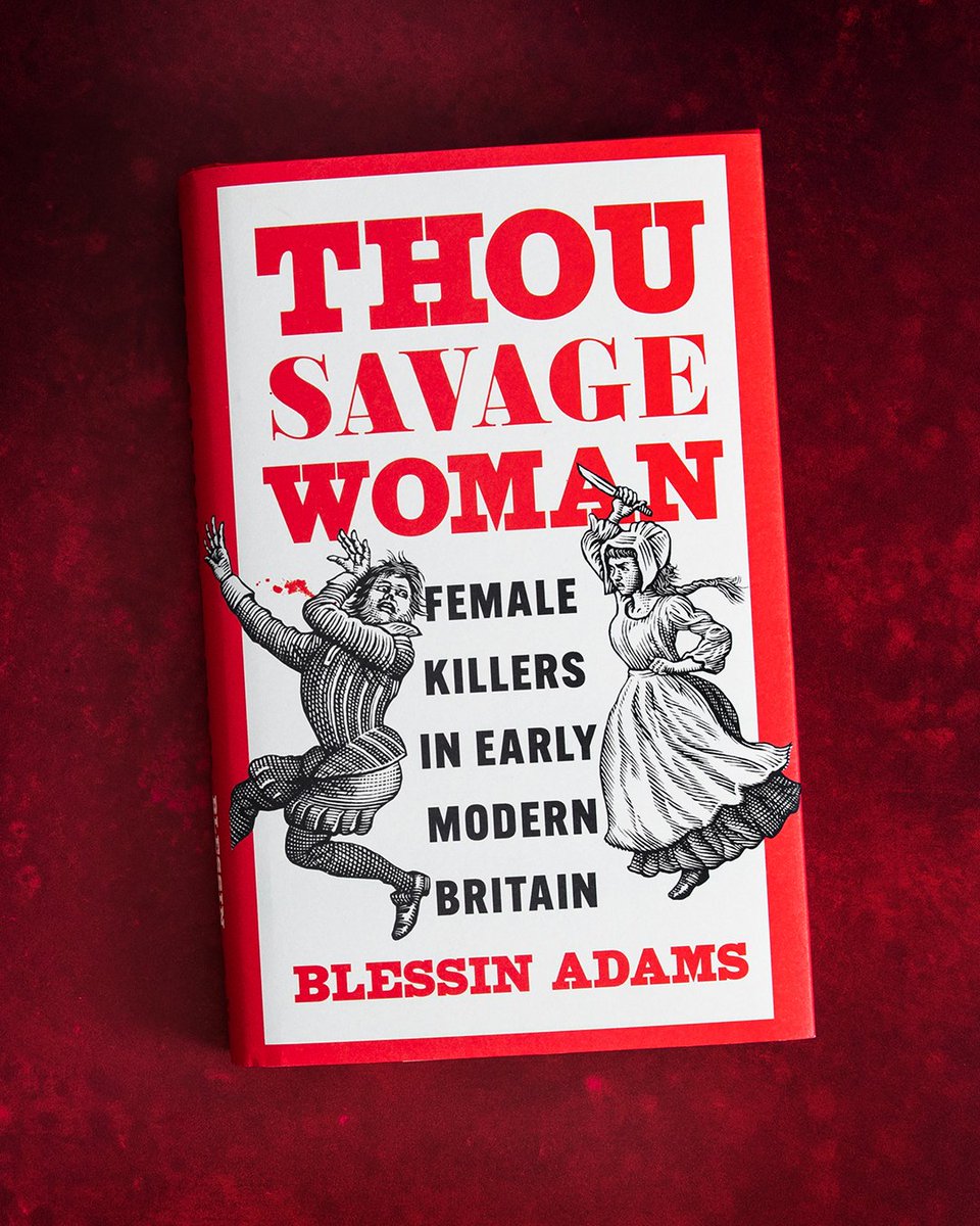 I'm so dreadfully excited - it's publication day!! 🥳💀 My new book THOU SAVAGE WOMAN is finally out!