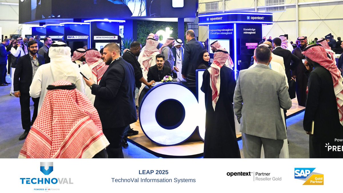 TechnovalS's tweet photo. #LEAP2025 was a blast! 🚀

4 days of insightful conversations, tech innovations &amp; meaningful connections. Huge thanks to everyone who visited our booth!

Missed us? Let’s connect! 
📩 info@technoval.com

#TechnoVal #leap25 #ai #digitaltransformation #cybersecurity #sap #opentext https://t.co/kD8LEYzGmz
