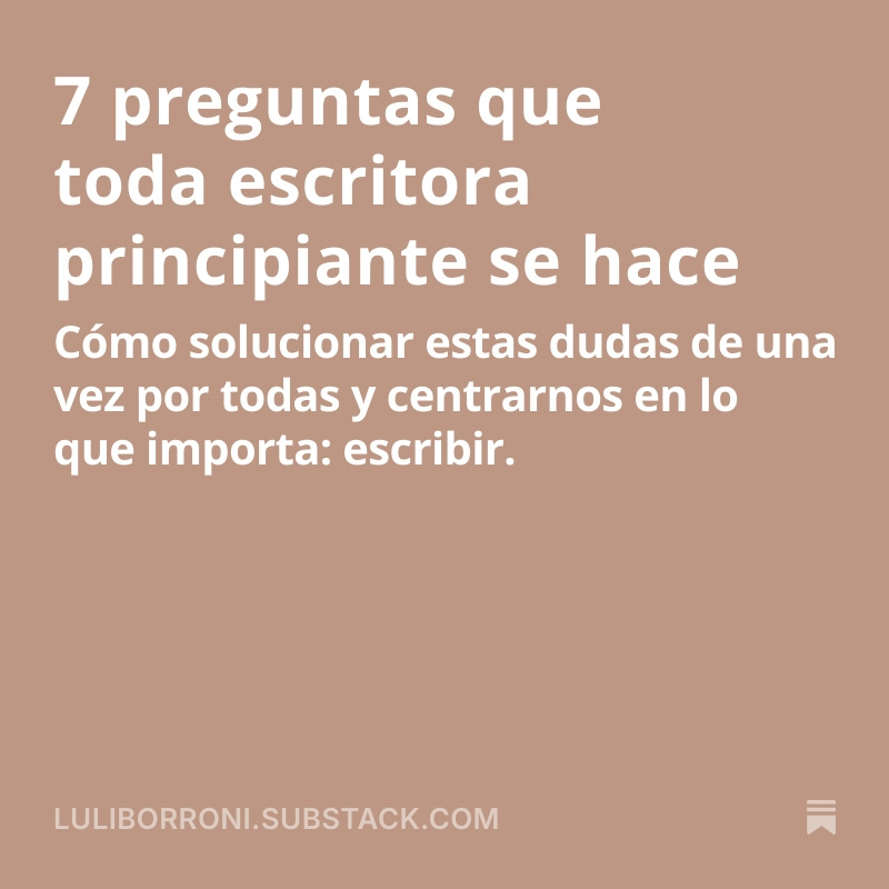 LuliBorroni's tweet photo. Los talleres dan para mucho, entre otras cosas interesantes, para resolver preguntas comunes entre todas las personas que nos ponemos a escribir. He recopilado estas 7 con su resolución.

Porque lo que yo quiero es que os pongáis a escribir.

Y lo disfrutéis ✨ https://t.co/SfCnBK1BSo