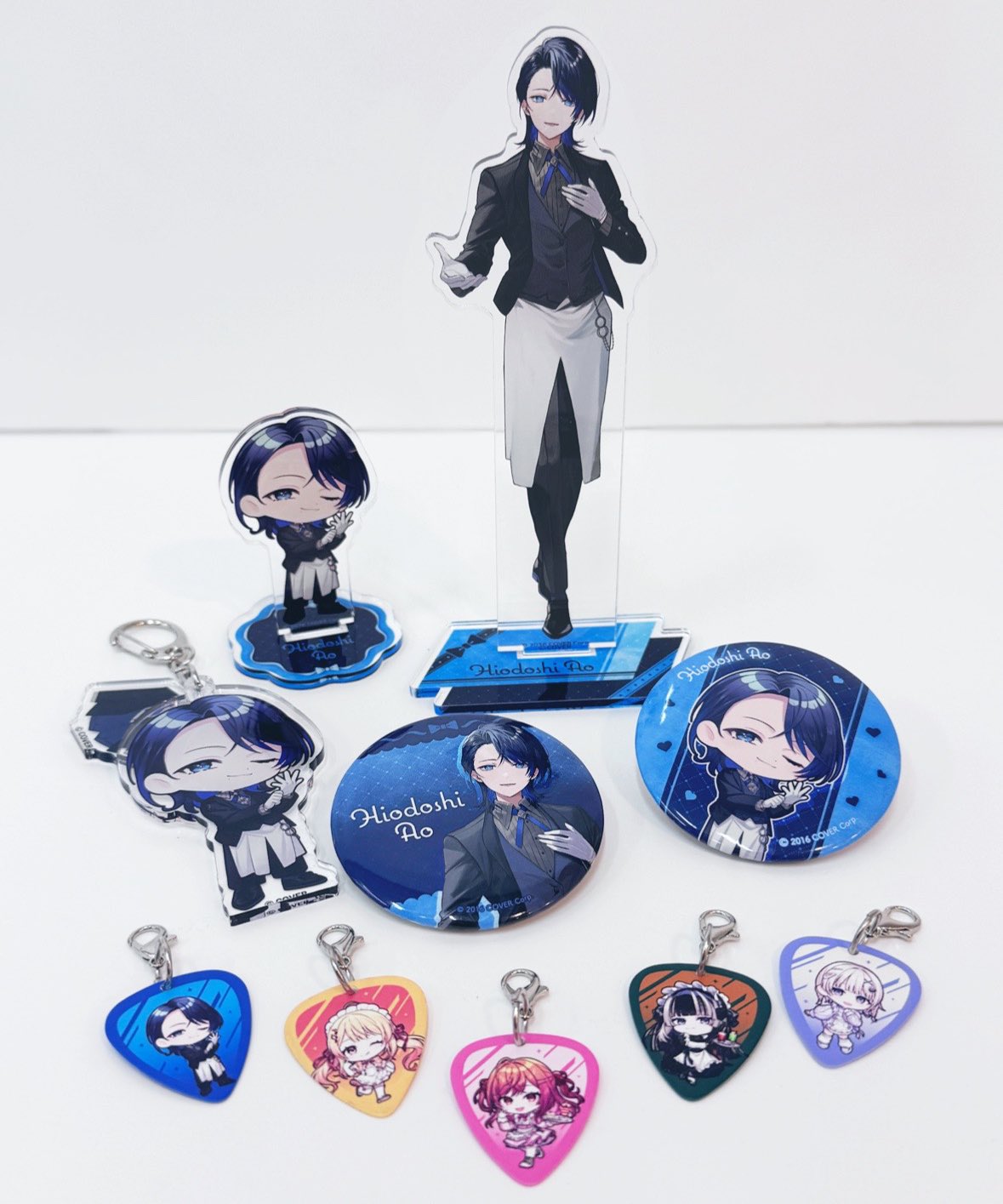 火威青 誕生日記念グッズ 2024 缶バッジ 缶バッチ カスタムリボン 火威