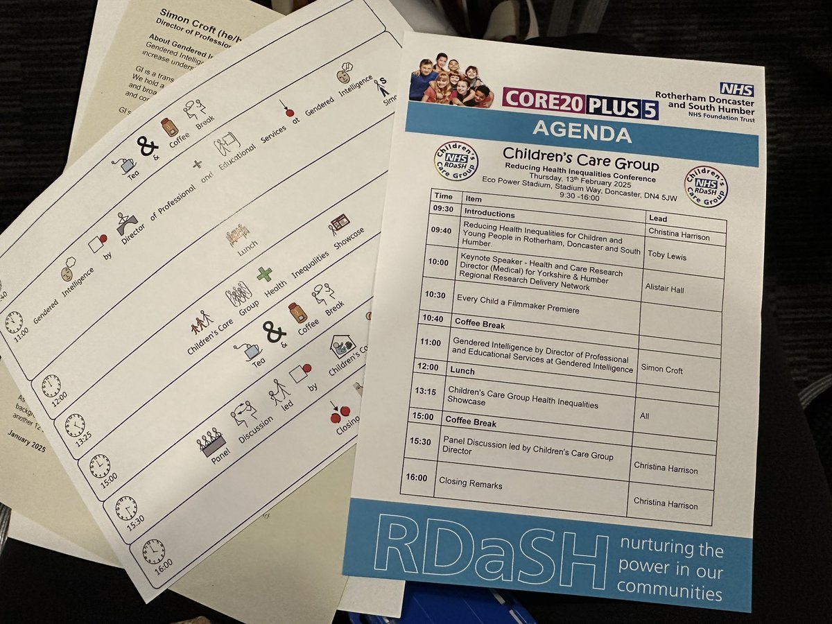 Emma Price (@emmapricenhs) on Twitter photo At the <a href="/rdash_nhs/">RDaSH NHS FT</a> <a href="/childrencgrdash/">Childrens Care Group 💙</a> Conference today fabulous to see so many young people here as well as a fantastic #easyread agenda. Here’s to a good day! At the <a href="/rdash_nhs/">RDaSH NHS FT</a> <a href="/childrencgrdash/">Childrens Care Group 💙</a> Conference today fabulous to see so many young people here as well as a fantastic #easyread agenda. Here’s to a good day!