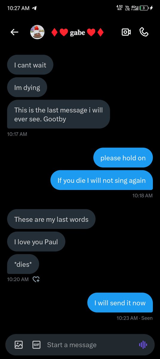 People keep calling deaths okln their own