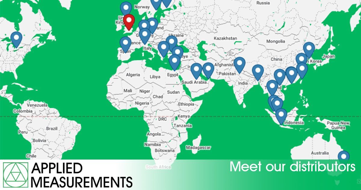 Applied Measurements has 26 distributors around the world. Combined, they cover 52% of the world's population and 60% of global GDP. Each have help us become one of the fastest growing bespoke transducer manufacturers in the UK.

Discover more appmeas.co.uk/worldwide-dist…