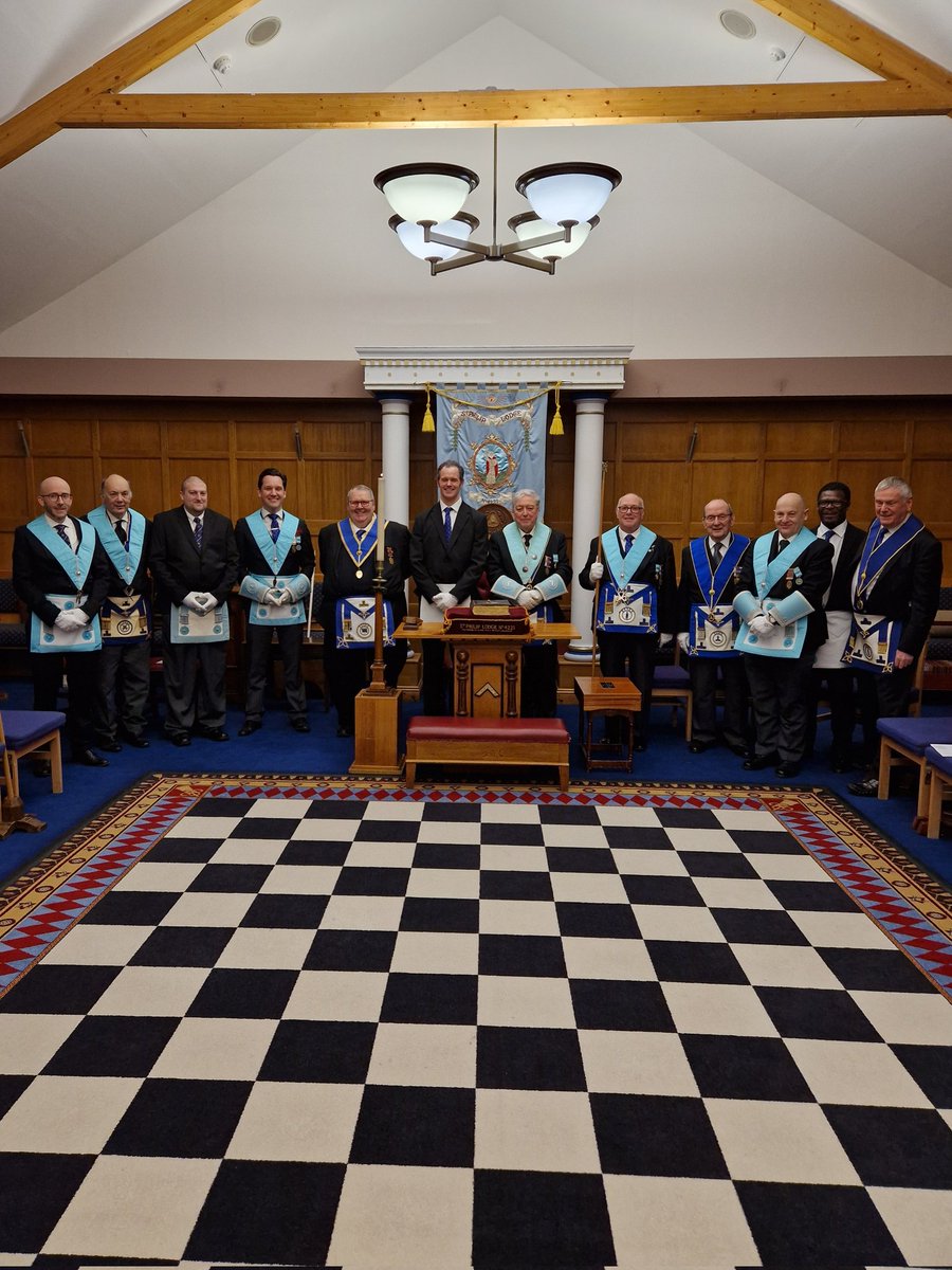 St Philip Lodge 4221 were delighted to initiate another new candidate in Bro. Lee Hollingworth this week! A fantastic meeting had by all in attendance 🙌🏻 #essexfreemasonry