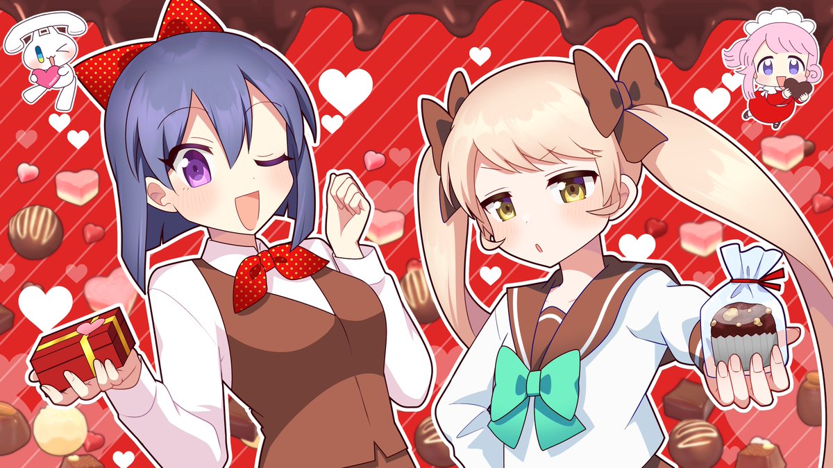 「\#ハッピーバレンタイン !/\#HappyValentinesDay !/ナイ」|ナイセン®︎【公式】🏆ﾃﾚﾜｰｸに役立つｻｰﾋﾞｽ No.1のイラスト