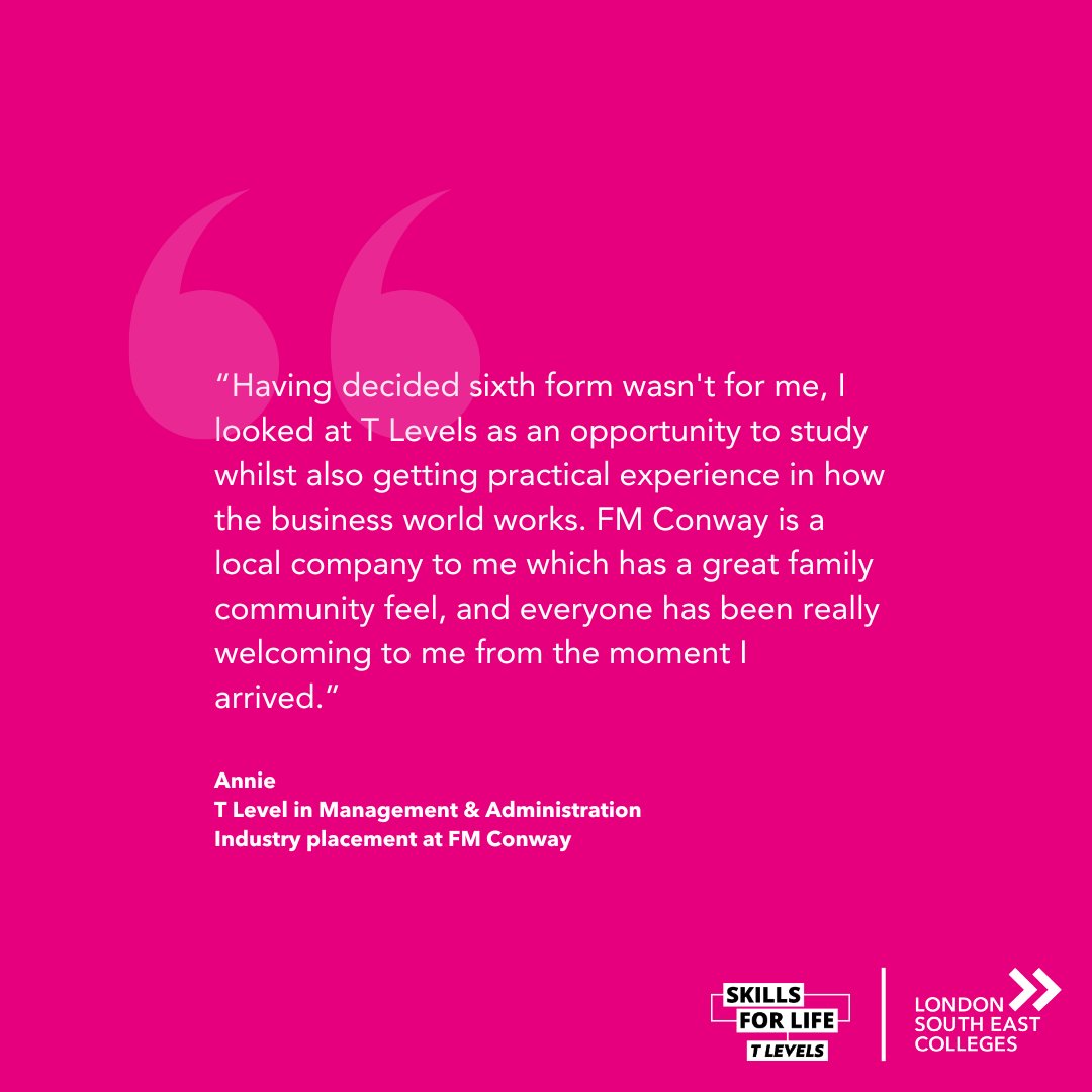 LSEColleges's tweet image. #TLevelThursday