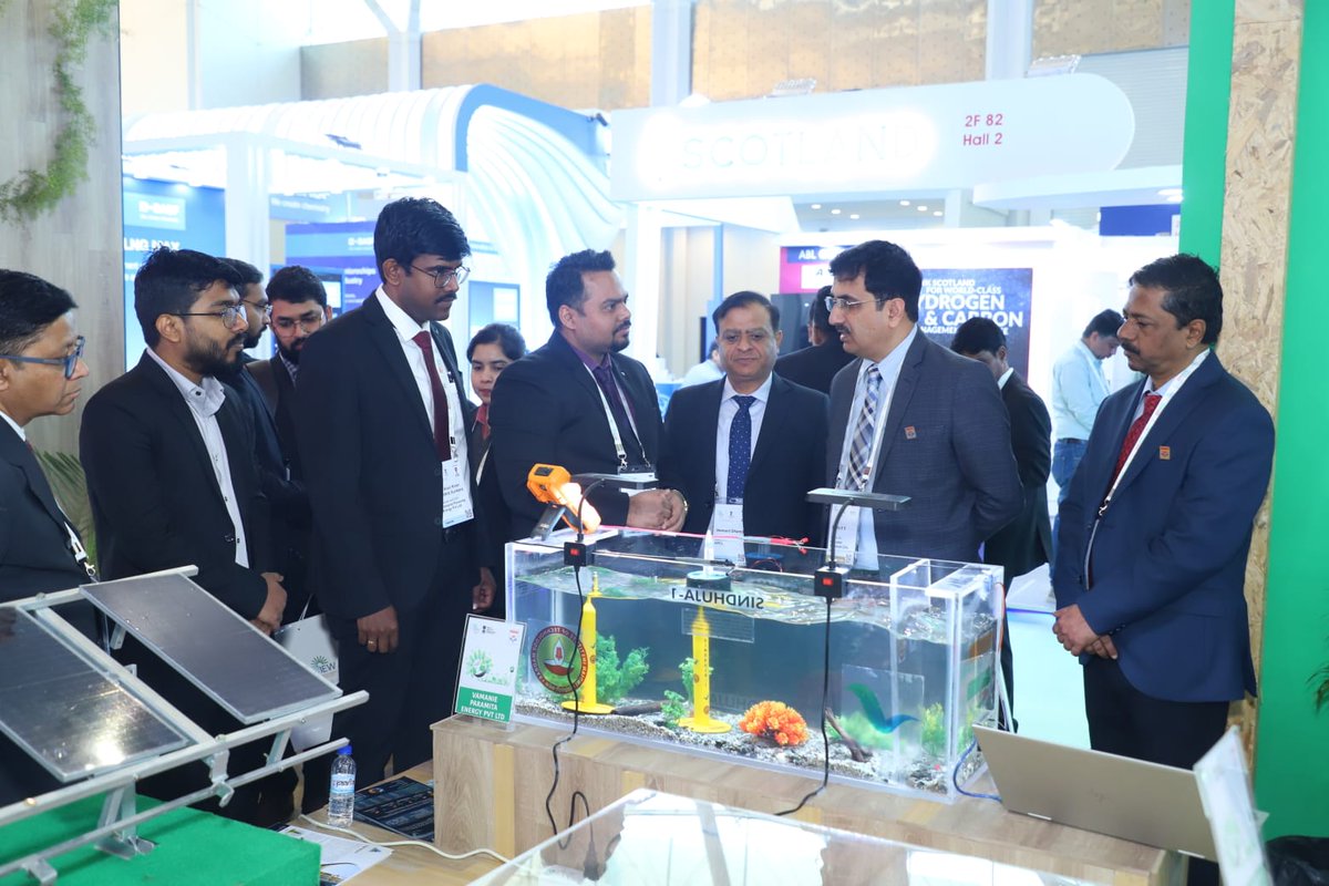 Collaboration, Innovation, and Sustainability at #IEW2025!
Shri K.S. Shetty, Director (HR), HPCL, visited the Renewable Energy Zone hosted by HPCL, engaging with startups showcasing pathbreaking renewable energy solutions. He emphasised the power of partnerships in driving