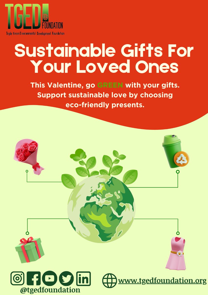 tgedfoundation's tweet image. This Valentine’s, let your love leave a positive impact. 
TGED encourages gifting sustainably—because true love cares for both people and the environment.

#giftwithlove #sustainably