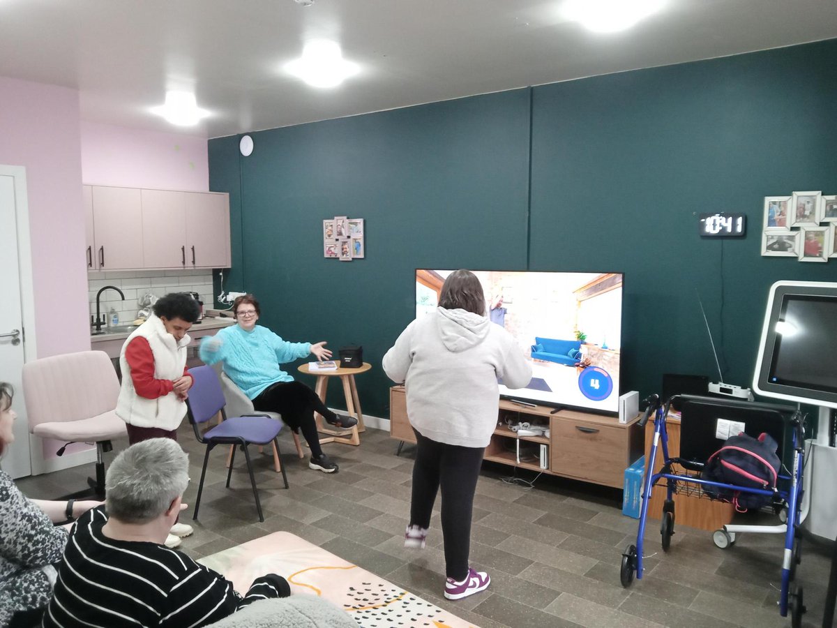 Filled with motivation after our visit from Joe on Monday, our Wednesday activity was following <a href="/thebodycoach/">Joe Wicks</a> workouts! Laura said 'Yeah alright Joe, it's hard though'.. 😄#Wellbeing #JoeWicks