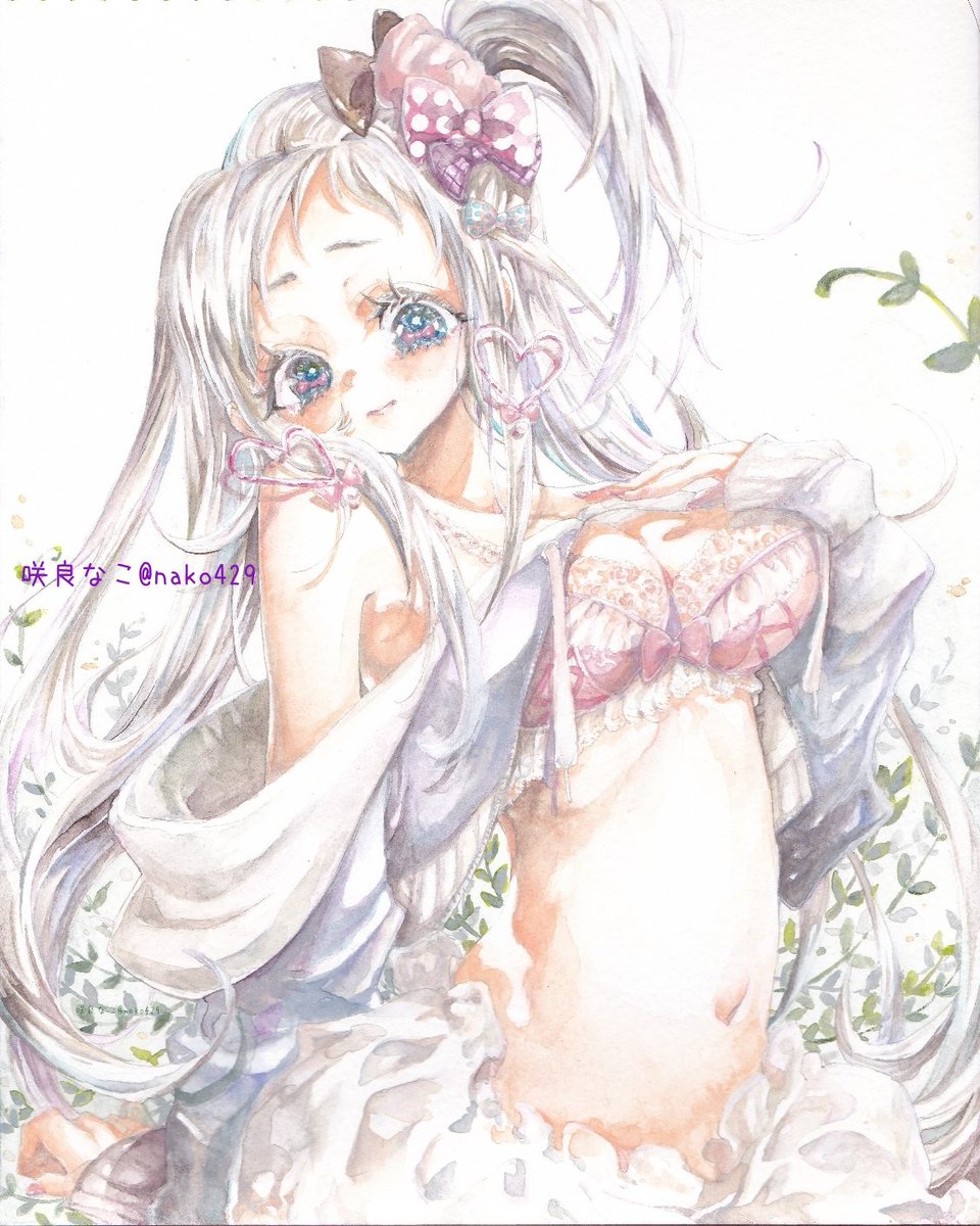 「魅力的なタグ名 参加させて貰っちゃお ランジェリーガール (2023年) #春の」|咲良なこのイラスト