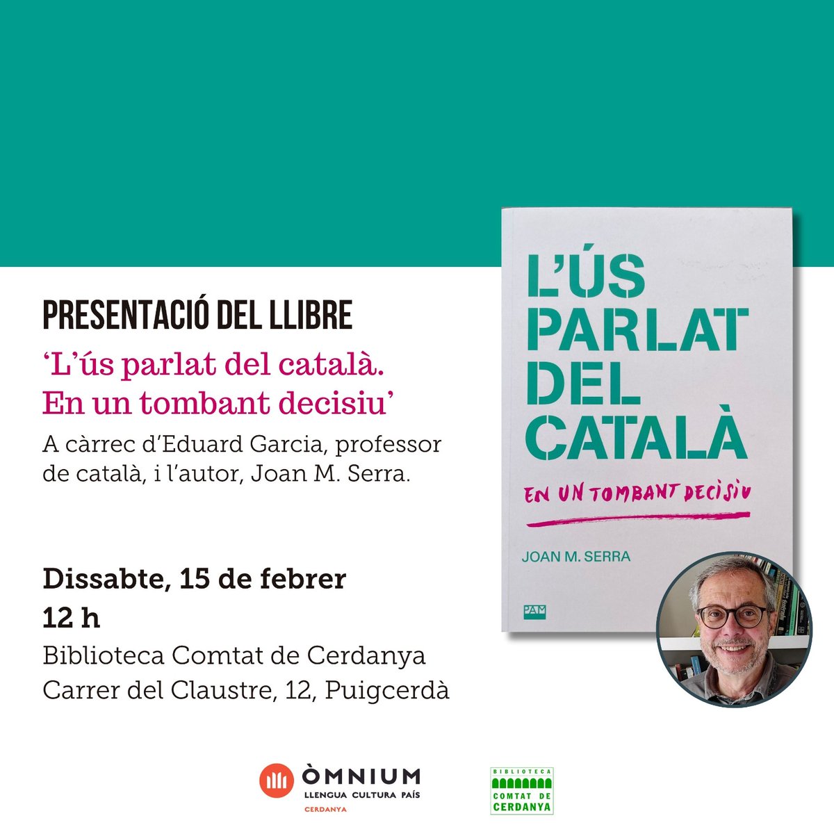 JoanMSerra's tweet photo. Dissabte, dia 15, ens veurem Puigcerdà, a les 12. Per la llengua! https://t.co/zKItonMN9N