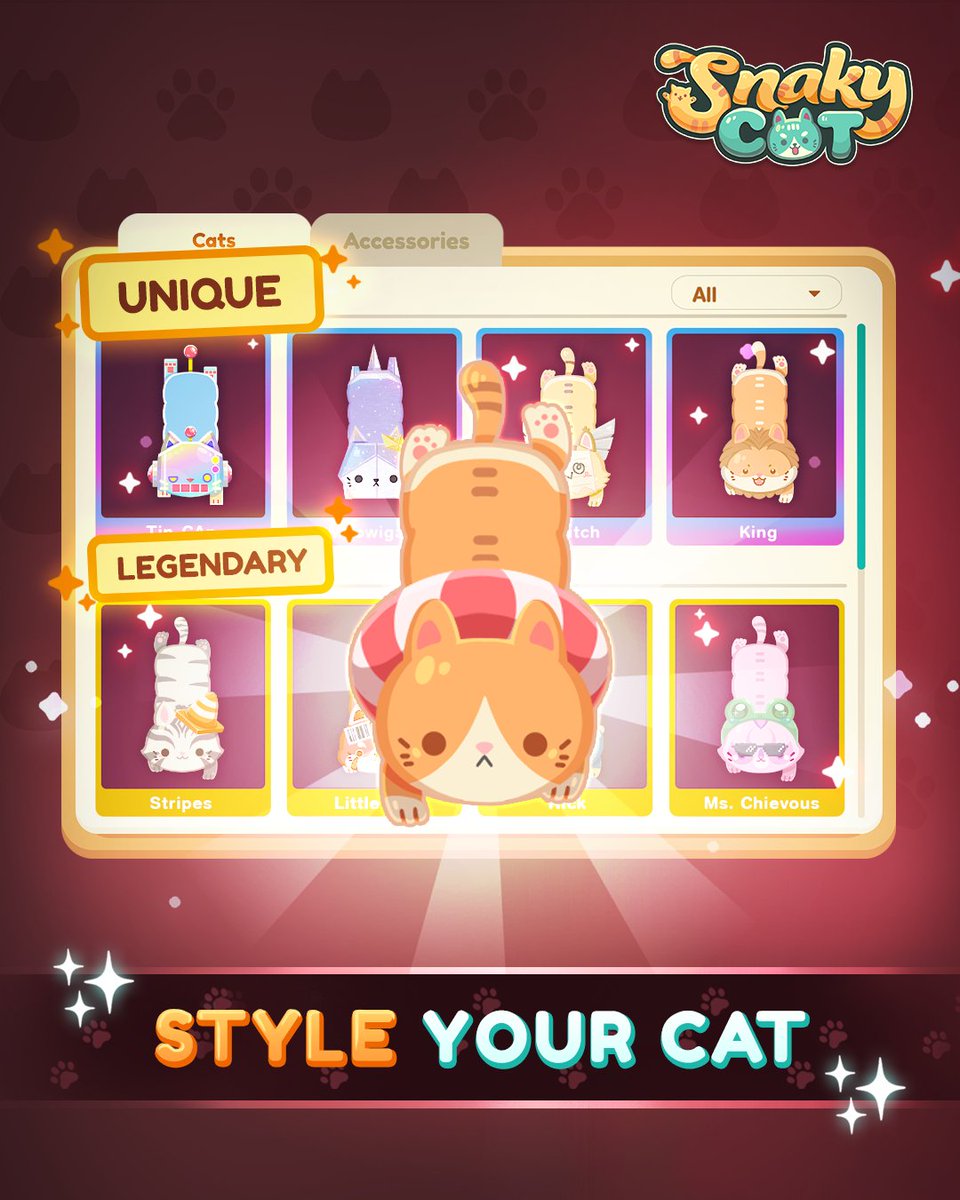 Snaky Cat tweet media