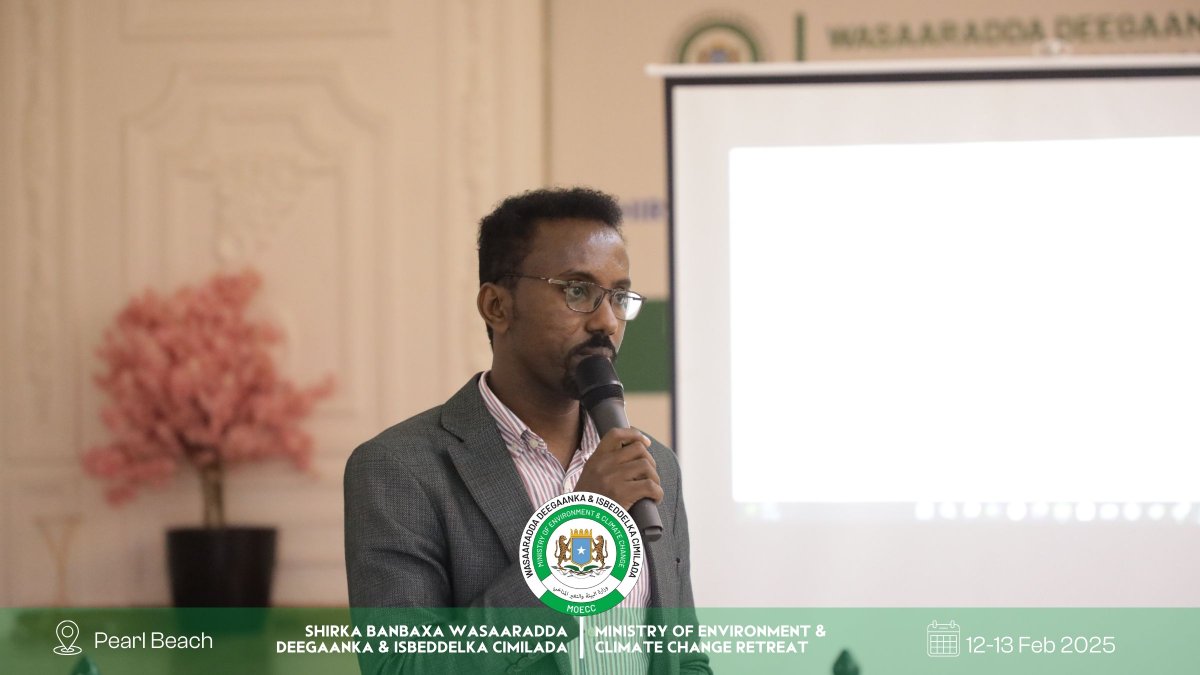 Department Directors are taking the stage!  Presenting their action plans for 2025 – clear activities, measurable targets, and budgeted timelines.  

Accountability and progress are our focus. 

#EnvironmentalPlanning #MOECCSomalia