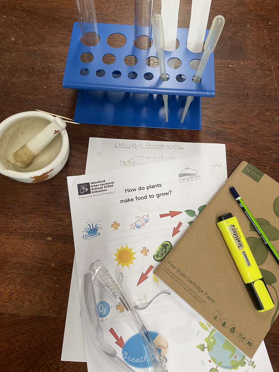 Ready to welcome 6th class from Gorey Central School for  morning of science investigating what powers plants to grow. Thanks to Wexford Education Centre for supporting this STEM initiative.