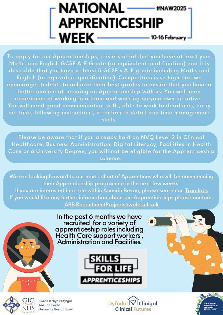 This week is National Apprenticeship Week! So to celebrate we would like to showcase some of current apprentice experiences.
If you are interested in our Apprenticeships, click the following link to register your interest: forms.office.com/e/aDY5sBS655
#NAW2025