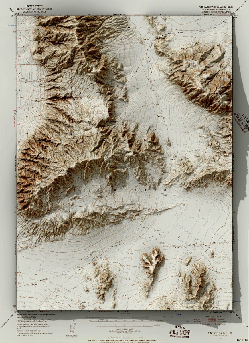 USGS topographic map from the Death Valley region of eastern California #rayshader #QGIS