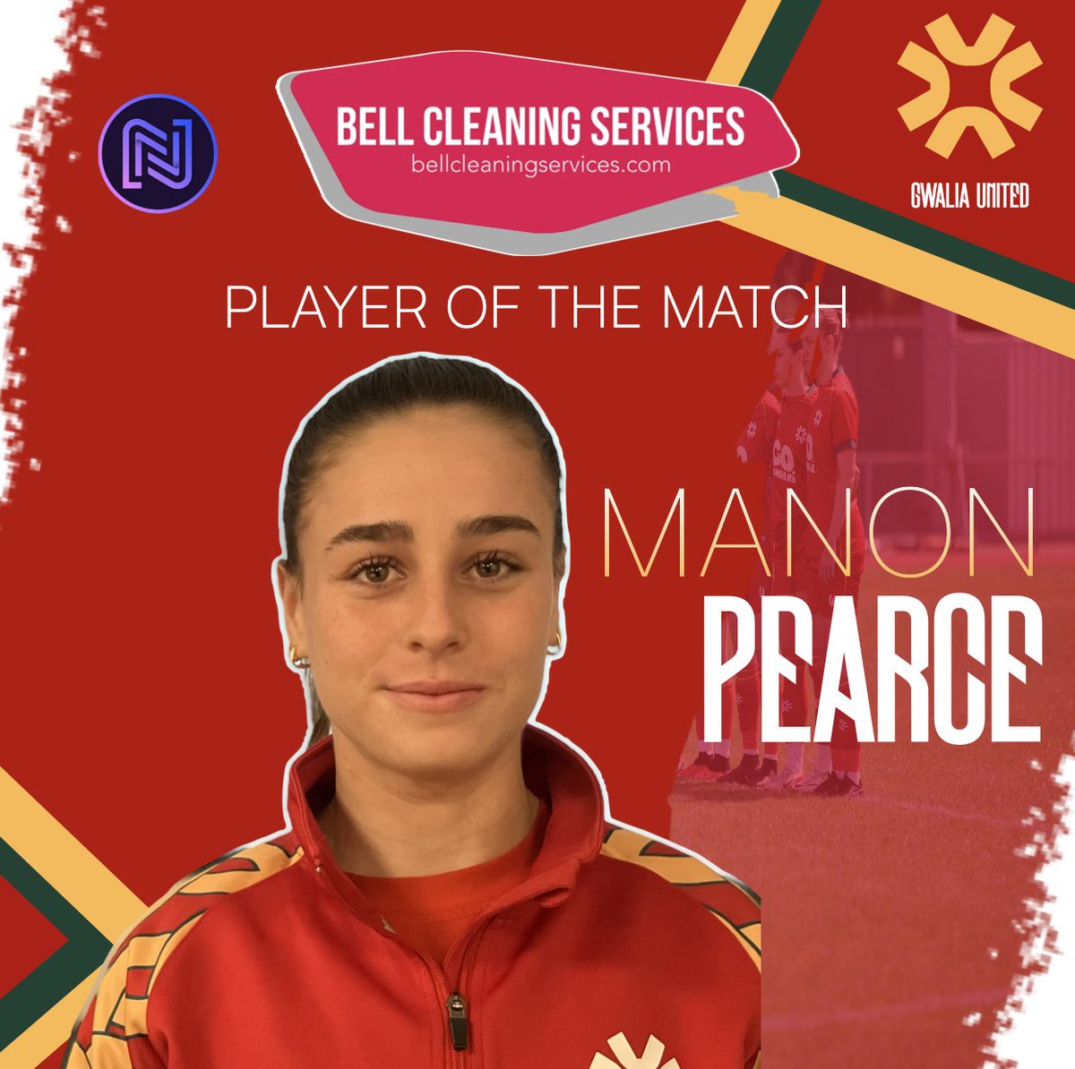 Our <a href="/BellCleaning154/">Bell cleaning services</a> Player of the Match Last Night: Manon Pearce