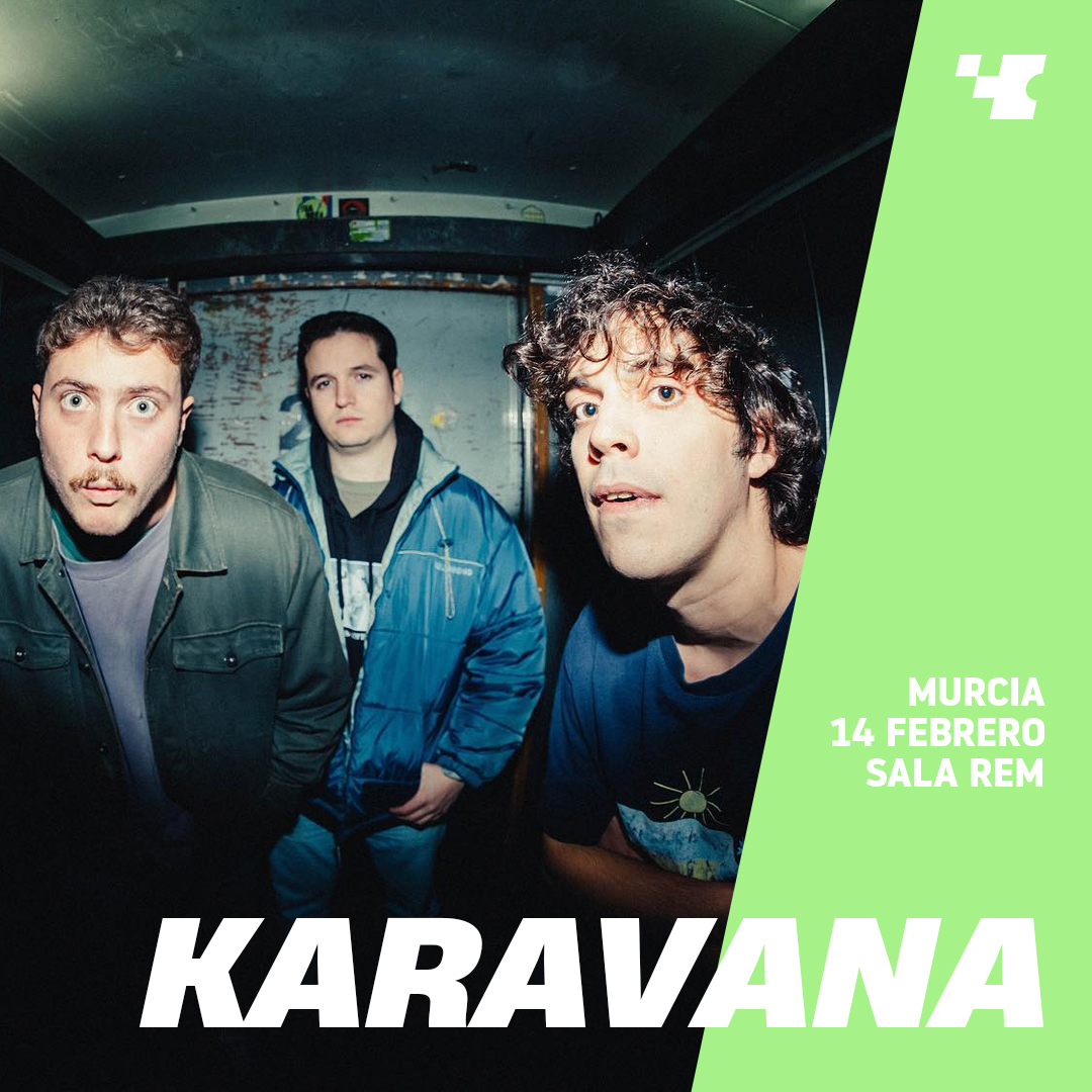 ¡Mañana Karavana en Murcia!💥

San Valentín se celebra a lo grande con <a href="/karavanaoficial/">Karavana</a> en la Sala REM, dentro del ciclo Microsonidos.🎸 Si lo tuyo es el indie rock con actitud, este es tu plan perfecto.

🎟️Últimas entradas disponibles en 👉 compralaentrada.com