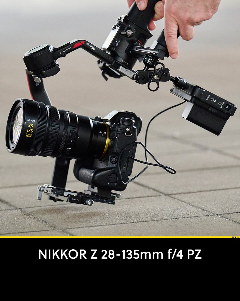 Discover the NIKKOR Z 28-135mm f/4 PZ video lens. A game changer for video shooters creating with full-frame Nikon Z cameras like the Z9 and the Z8. Full details at: bit.ly/4gDYEVV