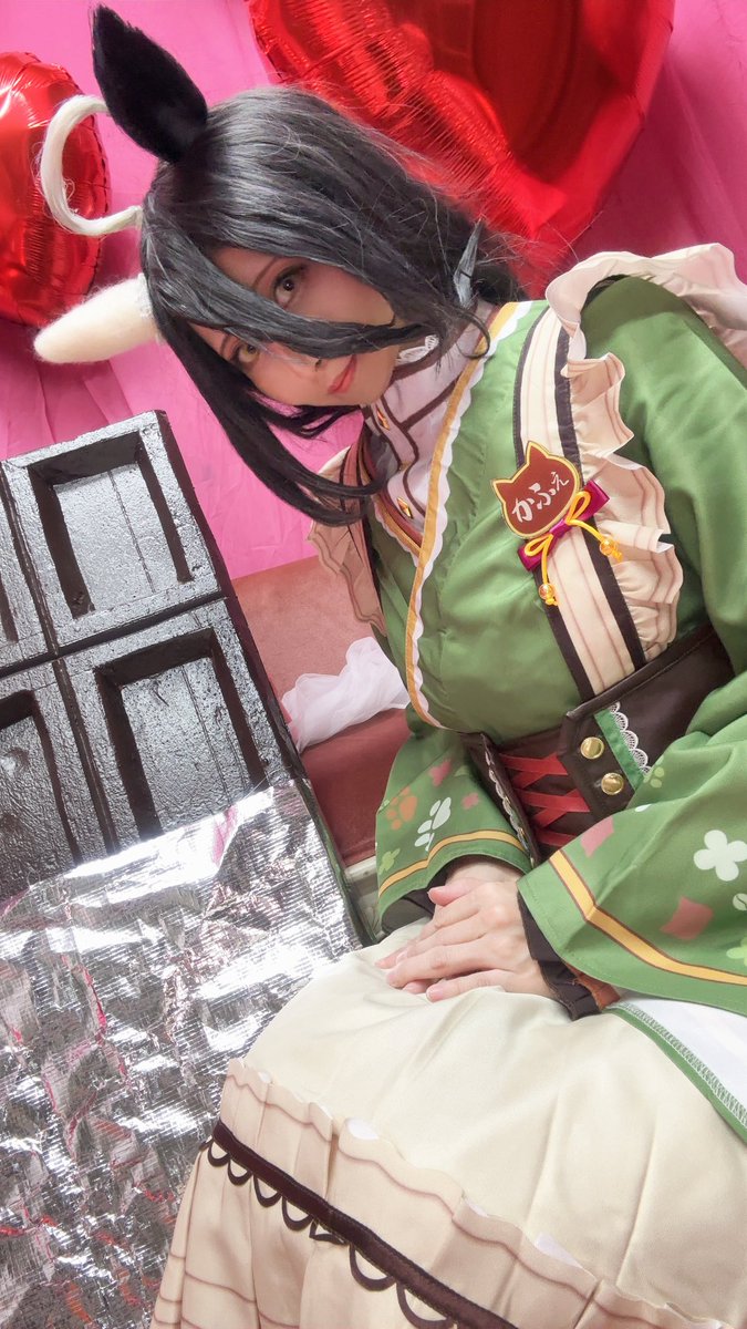 コスプレ ウマ娘/ﾏﾝﾊｯﾀﾝｶﾌｪ（柳緑小夜） 本日は和装メイド衣装のカフェ