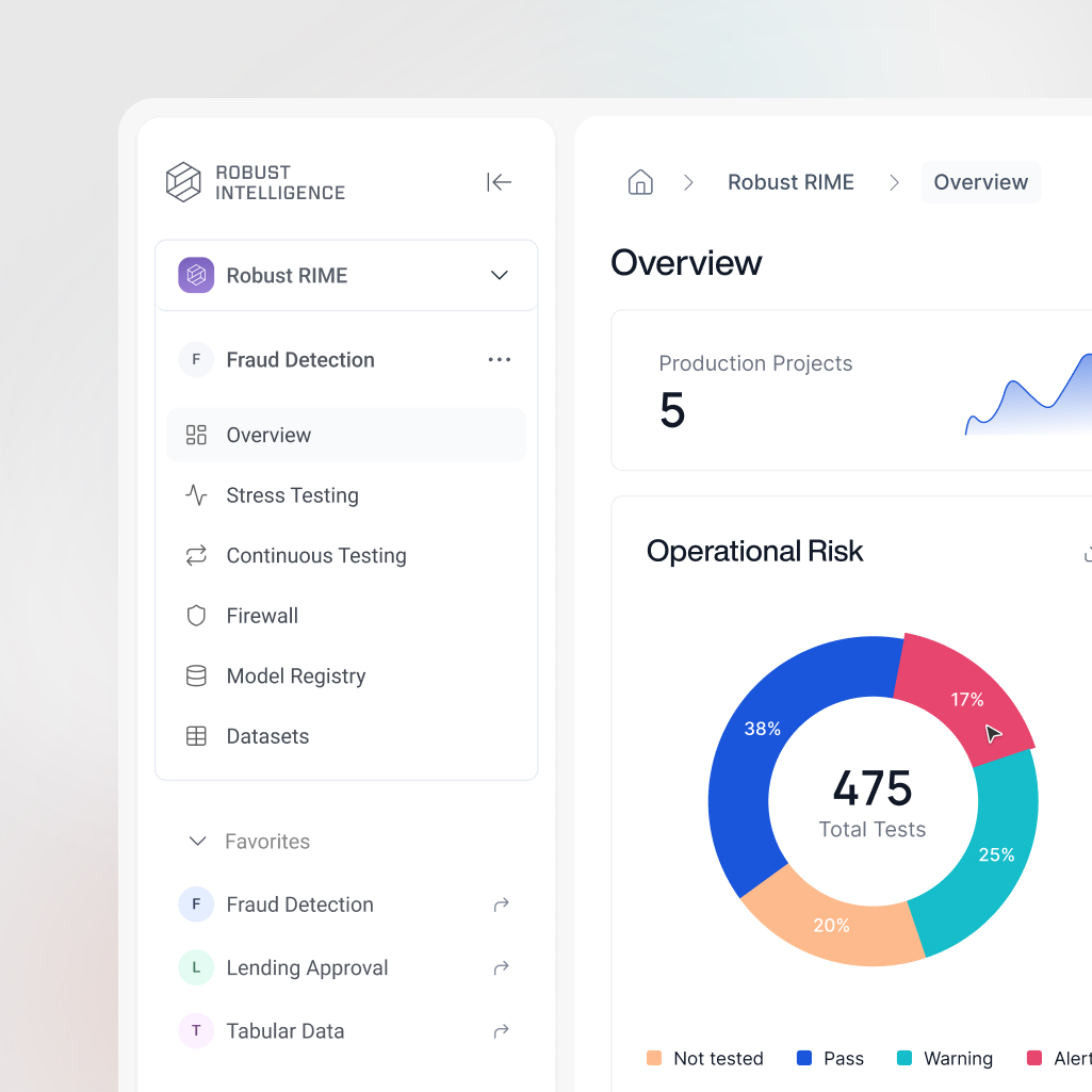 RI sidebar navigation - making it easier than ever to jump between Fraud Detection, Continuous Testing, Model Registry, and Projects! Discover a smoother user journey, faster insights, and a seamless workflow. Ready to explore the future of operational risk management? #UI #UX