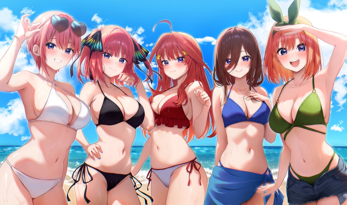 水着五つ子👙☀️

#五等分の花嫁