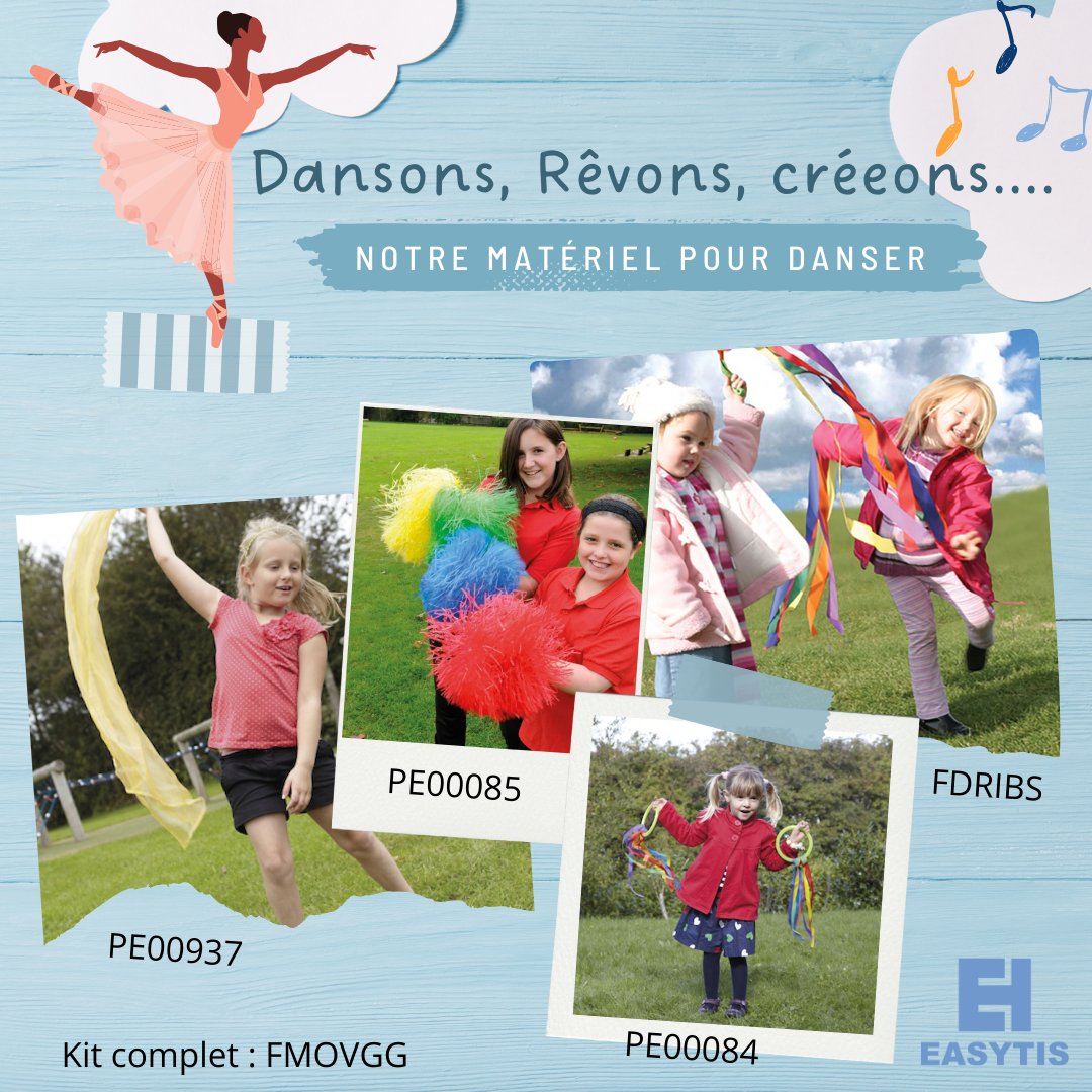 La danse, bien plus qu'une simple activité, est une véritable exploration pour les jeunes enfants.
Retrouvez tout le matériel pour danser et faire de la motricité sur notre site web !
#danse #jeunesenfants #motricité #éveil #créativité #psychomotricité #grandir #apprendre #jouer