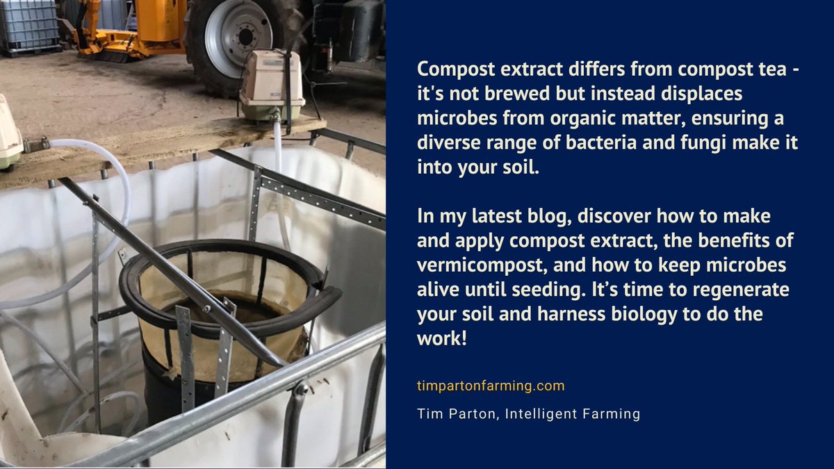 Compost is nectar for a living soil testing!
See my latest article at

timpartonfarming.com