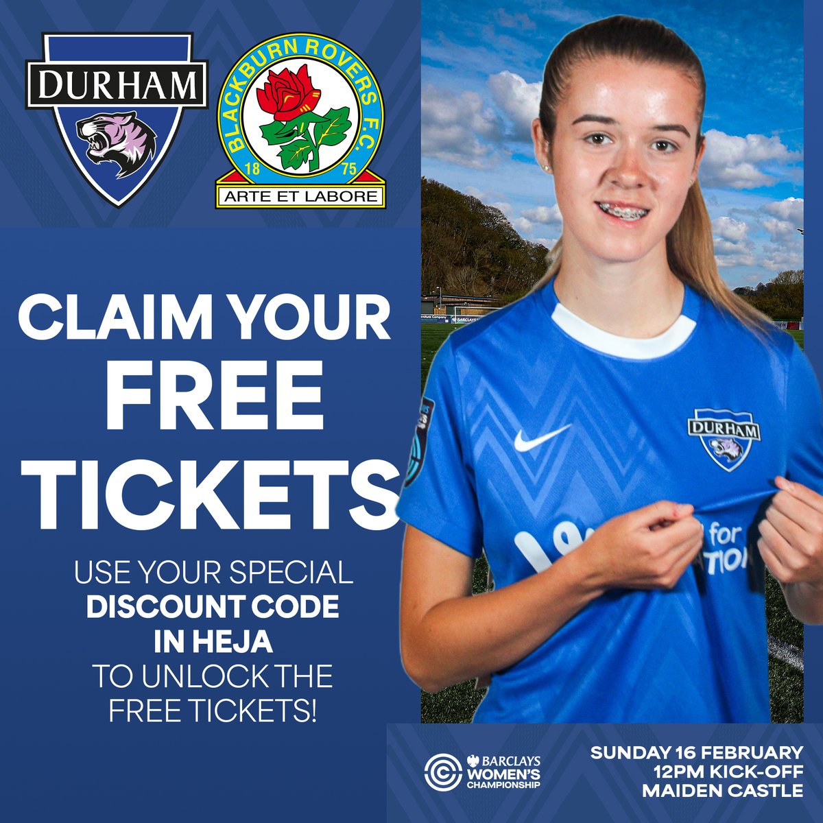 We can't wait to see all our Pathway players at the first-team game against Blackburn on Sunday! 💙 

Don't forget to check Heja for details of how to book your tickets! 👉 tinyurl.com/DWFCvBlackburn