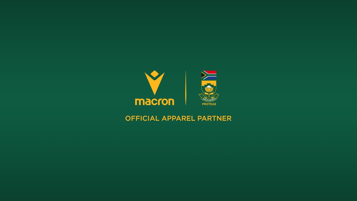 Macron (@macronsports) on Twitter photo ๐๐๐๐ซ๐จ๐ง ๐ค ๐๐ซ๐ข๐๐ค๐๐ญ ๐๐จ๐ฎ๐ญ๐ก ๐๐๐ซ๐ข๐๐ ๐ฟ๐ฆ
Macron is the new technical partner of <a href="/ProteasWomenCSA/">Proteas Women</a> and <a href="/ProteasMenCSA/">Proteas Men</a>
Read more: bit.ly/3X0tiBQ
#BecomeYourOwnHero ๐๐๐๐ซ๐จ๐ง ๐ค ๐๐ซ๐ข๐๐ค๐๐ญ ๐๐จ๐ฎ๐ญ๐ก ๐๐๐ซ๐ข๐๐ ๐ฟ๐ฆ
Macron is the new technical partner of <a href="/ProteasWomenCSA/">Proteas Women</a> and <a href="/ProteasMenCSA/">Proteas Men</a>
Read more: bit.ly/3X0tiBQ
#BecomeYourOwnHero