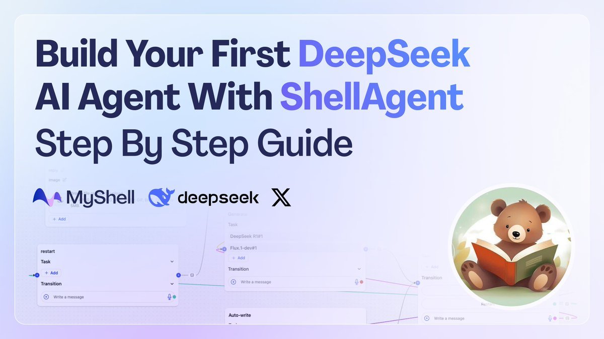 DeepSeek <a href="/deepseek_ai/">DeepSeek</a> again proves open-source AI's vast potential and impact. 

The future isn’t just chatbots—it’s multi-modal AI Agents.  

Everyone can build their own AI Agent with DeepSeek on MyShell’s ShellAgent today.