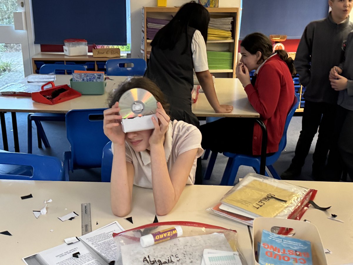 Miss Byrne (@missbyrnects) on Twitter photo In Science, we created spectroscopes to see the properties of light and see how it still travels in straight lines!
<a href="/MrsMalhotraCTS/">Mrs Malhotra - Cherry Tree School - Watford</a> <a href="/CTS_Watford/">Cherry Tree Primary School</a> In Science, we created spectroscopes to see the properties of light and see how it still travels in straight lines!
<a href="/MrsMalhotraCTS/">Mrs Malhotra - Cherry Tree School - Watford</a> <a href="/CTS_Watford/">Cherry Tree Primary School</a>