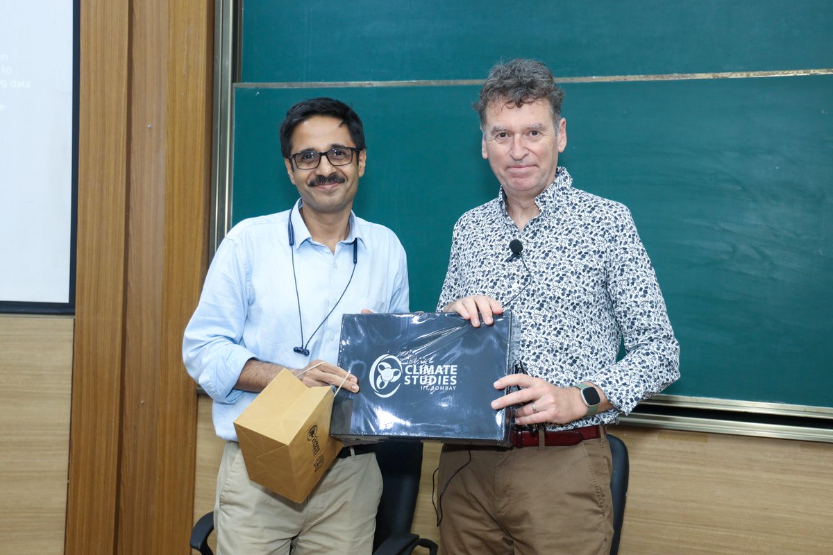 Centre for Climate Studies, IIT Bombay (@climateiitb) on Twitter photo 😃Immense pleasure to have Prof. <a href="/mat_collins/">Mat Collins</a> <a href="/UniofExeter/">University of Exeter</a> at <a href="/iitbombay/">IIT Bombay</a> for an institute lecture on "New Insights in Climate Change: Signals from the Equator to the Poles" 😃Immense pleasure to have Prof. <a href="/mat_collins/">Mat Collins</a> <a href="/UniofExeter/">University of Exeter</a> at <a href="/iitbombay/">IIT Bombay</a> for an institute lecture on "New Insights in Climate Change: Signals from the Equator to the Poles"