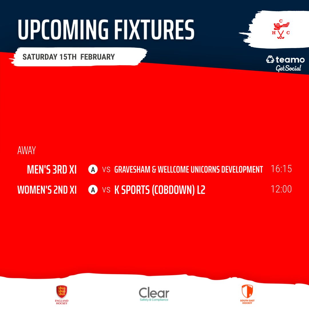 This weekend promises excitement with a limited schedule featuring only two teams. Despite the slim lineup, let's make the most of it and enjoy the matches. Let's gear up for a memorable weekend!

#Hockey #CliftonvilleHC #Thanet #Ramsgate #Margate #Broadstairs #Sport