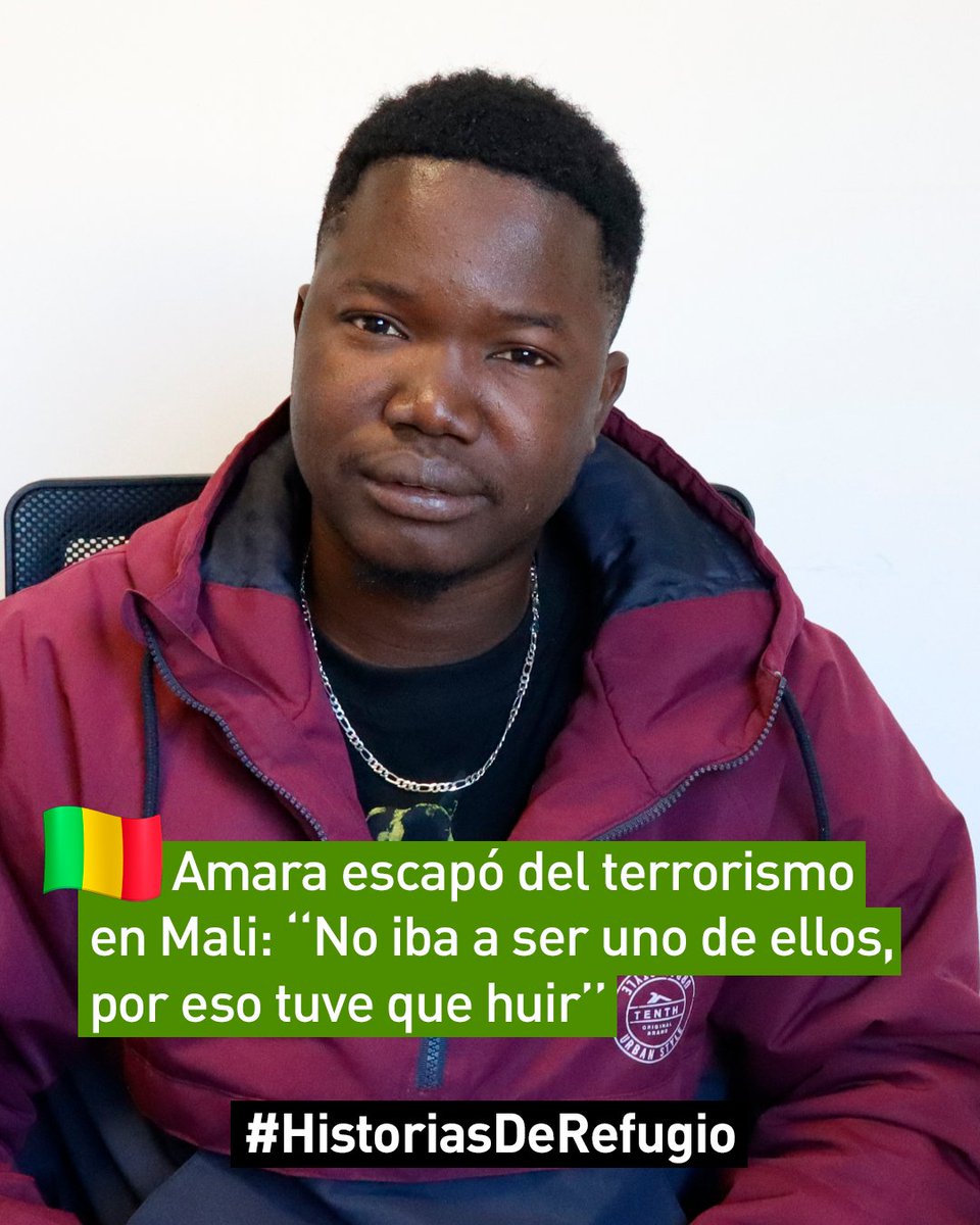 ❗️ Más de 9.000 personas malienses han sido reconocidas con la protección internacional en 2024.

Amara huyó en plena crisis humanitaria: querían que se convirtiera en uno de los actores violentos del conflicto.

🗣️ Conoce su #HistoriadeRefugio 👇

cear.es/sections-post/…