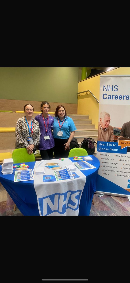 We are at Coventry College today promoting NHS Careers 👌
Our level 2 Adult Care Worker Lily has joined us to promote her apprenticeship ❤️