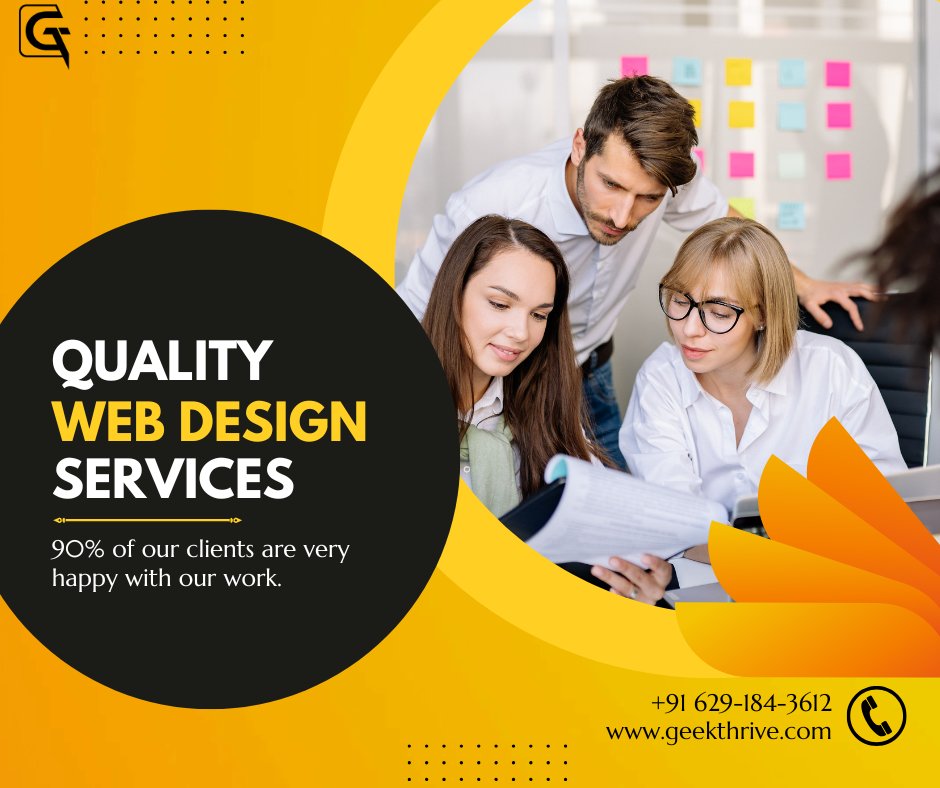 Geek_Thrive's tweet photo. Your website is your digital identity! 🚀 Get high-quality web design services that make your brand stand out. 90% of our clients love our work—be the next!

💡 Custom Designs
📱 Mobile-Friendly
⚡ Fast &amp; Secure

Let's build something amazing together! 💻✨

📞 +91 629-184-3612 https://t.co/Tq3pvP705y
