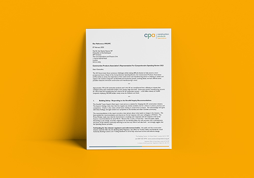 Construction Products Association’s Representation For Comprehensive Spending Review 2025. In this letter the CPA stresses the importance of the construction and manufacturing sectors to grow the UK economy. Find out more  here: constructionproducts.org.uk/publications/c…
