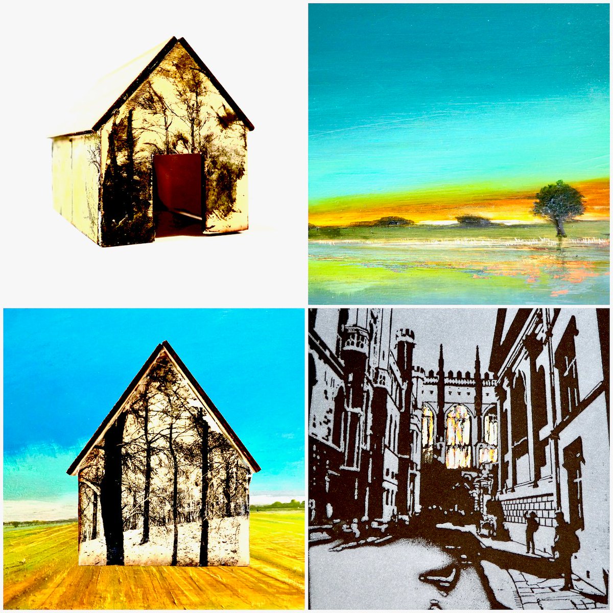 Really looking forward to <a href="/CamOpenStudios/">Cambridge Open Studios</a> 2025. I needed a much needed break in 2024 from exhibiting but I now have new work and fresh ideas... #cambridgeart #camopenstudios #painting #printmaking #sculpture #ArtistOnTwitter