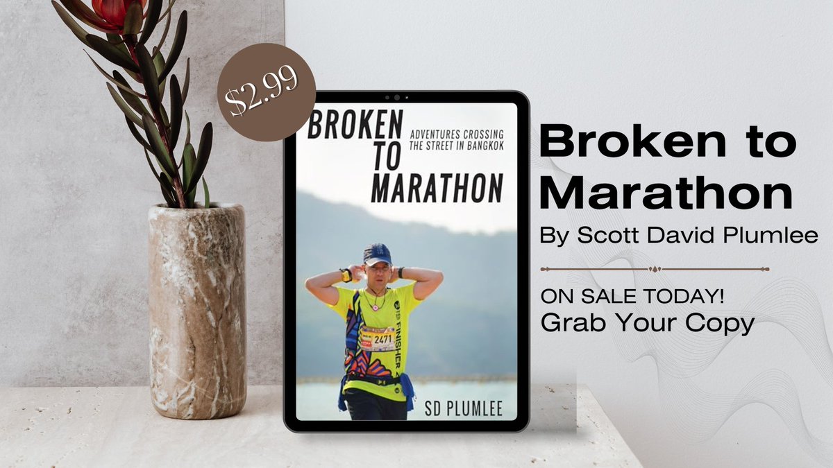 Whizbuzz's tweet photo. From backpacking to marathon training, 'Broken to Marathon' narrates the life-changing journey of author Scott David Plumlee. A recommended read for adventure lovers. #BackpackingLife #MarathonStory https://t.co/HXmDaBjVRV https://t.co/rzM7HV03TE