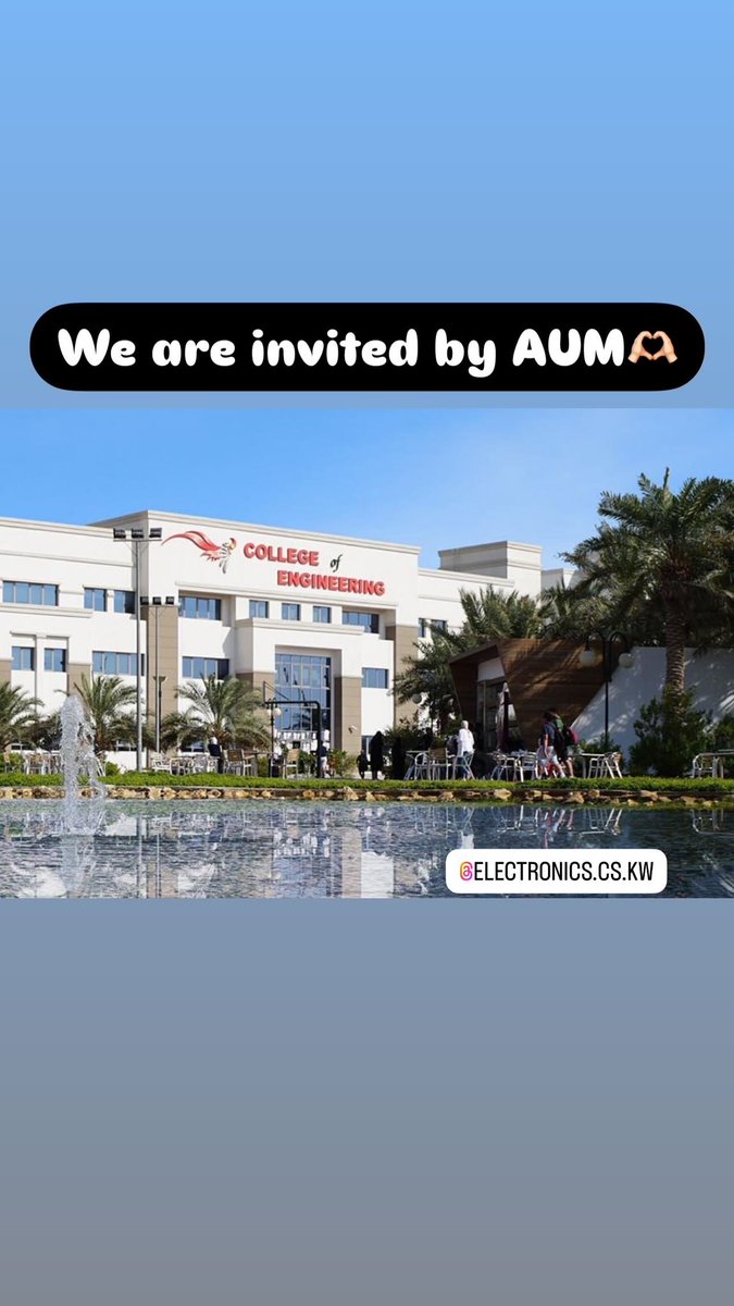 electronic_cs's tweet image. لقد تمت دعوتنا من قبل جامعه الشرق الاوسط الامريكيه AUM لحضور منتدى بابسون العالمي لريادة الاعمال ❤️