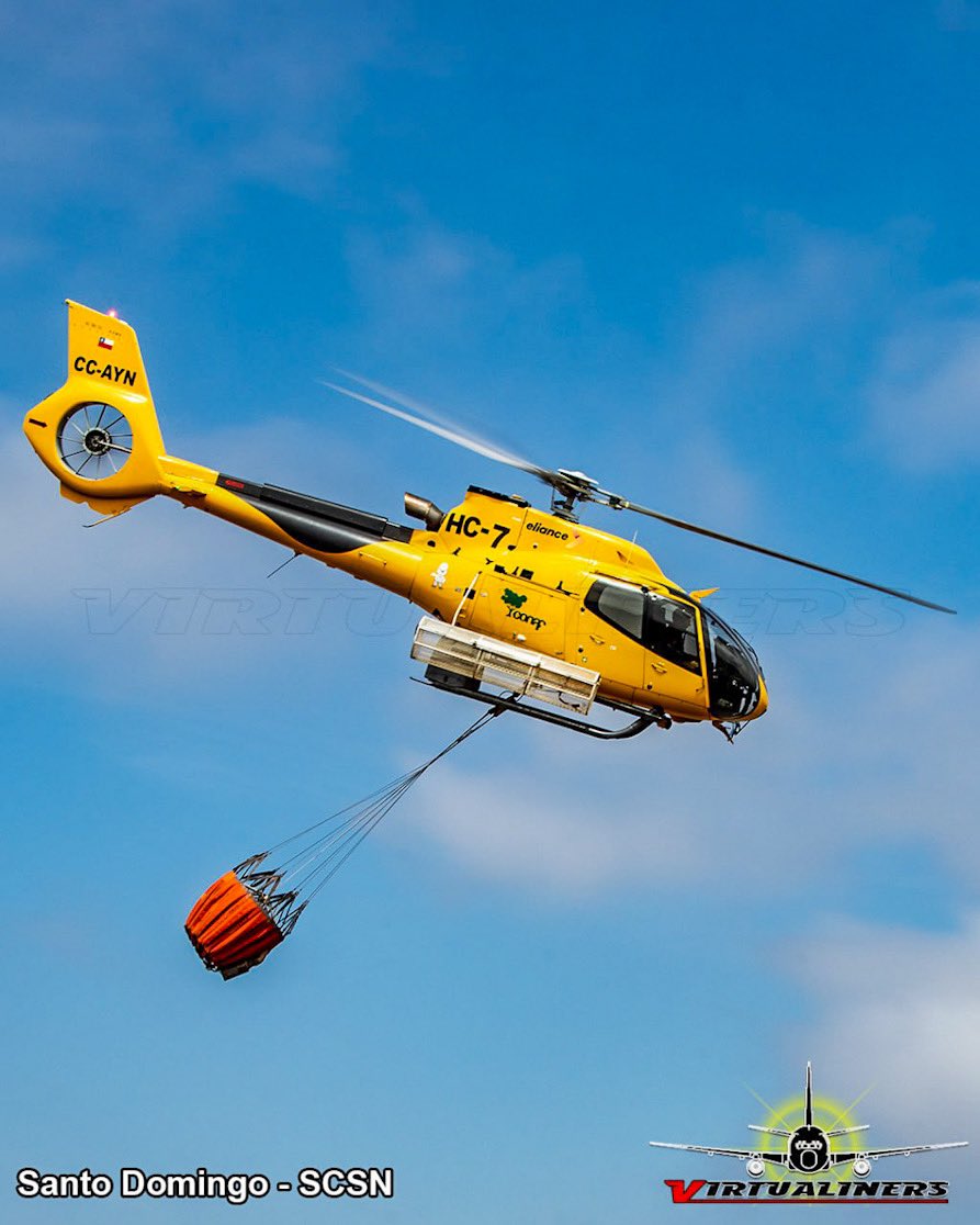 Virtualiners's tweet photo. Despegando a combatir un #incendio forestal, #helicóptero #Airbus #Helicopter #H130 de #Eliance, desde #aeródromo de Santo Domingo (#SCSN)
#AvGeek #virtualiners #spotting #aviationlovers #aviationgeek #aviationphotography #planespotting #firefighter #airbuslovers https://t.co/kGYziyD2Sv
