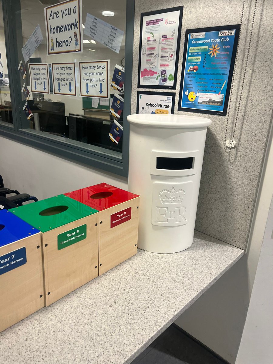 You can pop your #RandomActsOfKindness cards in our fancy new postbox 📮🤩