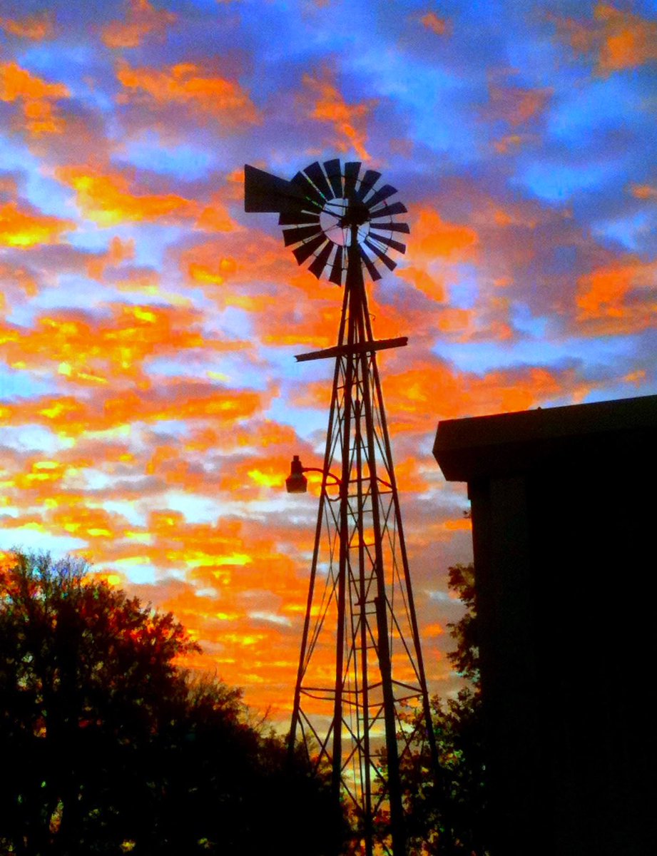 Ruth_A_Buzzi's tweet photo. Yes, we live on a North Texas ranch and “no” —
it’s not a desert here!  

Big sky, nice creeks, beautiful ponds, plenty of wildlife, deep woods — 
And, did I mention great sunsets? https://t.co/gRKEKhb0WO