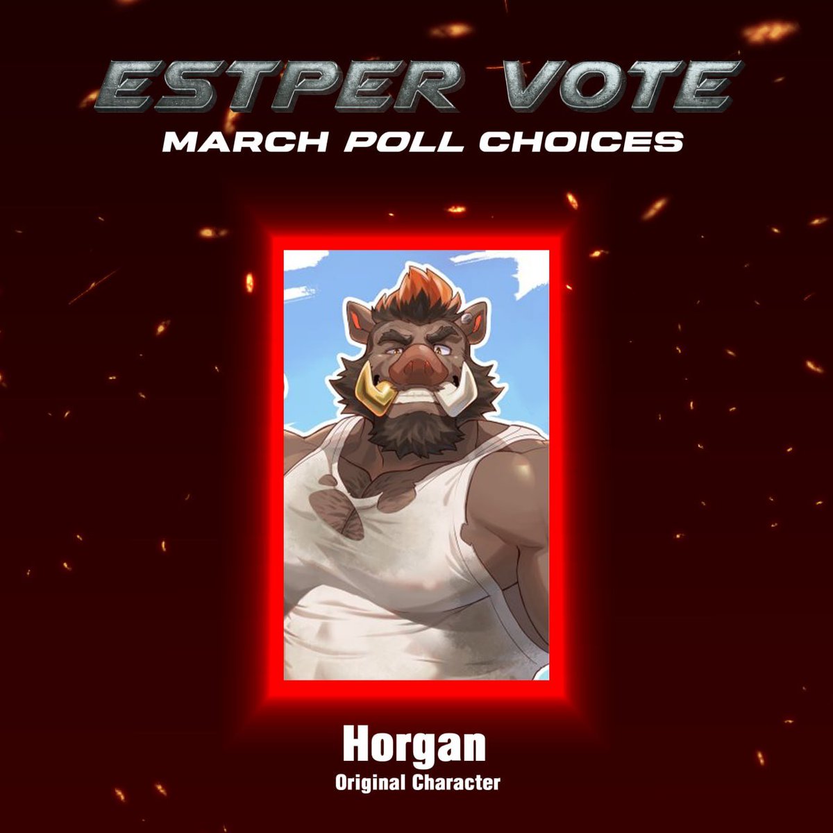 March 2025 Reward is 
"Horgan" My "Original Character" 

Let's the big hunk old man handle this!

[About the February Reward it will be send at 5th of March]