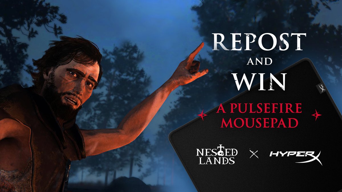 To celebrate the Nested Lands Alpha Test we’re giving away 2x Pulsefire Mat XL RGB Mousepads from <a href="/HyperX/">HyperX</a>! 🎮

To enter:
✅ Like this post
🔁 Repost
💬 Tell us what excites you most about Nested Lands!

Winners will be picked on February 27—good luck! 🍀

#Giveaway #GiveawayAlert