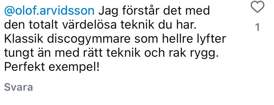 olofarvidsson's tweet image. Igår blev jag kallad discogymmare!

#firsttimeforeverything