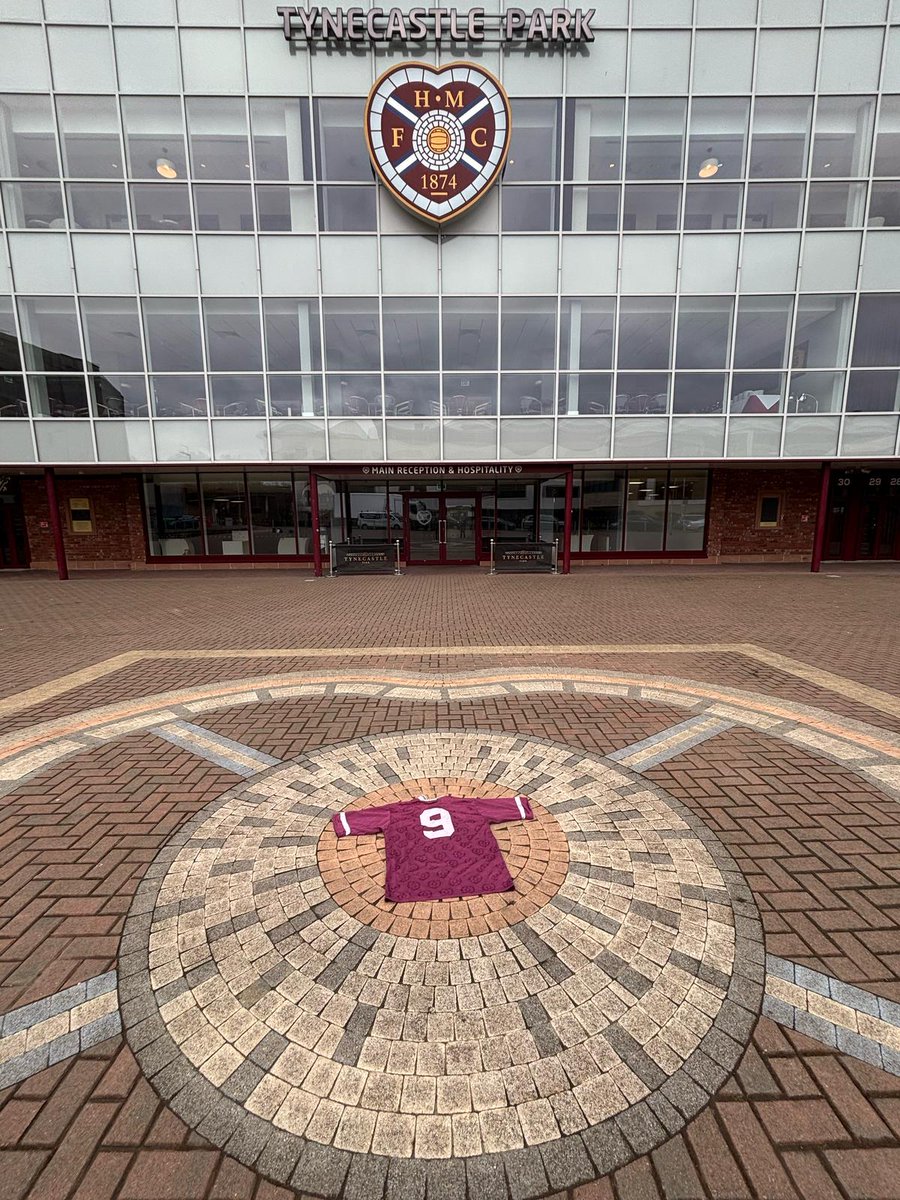 Was staying at <a href="/TynecastlePark_/">Tynecastle Park</a>  last night..tremendous.  Also picked up the shirts, so couldn't resist doing this after checking out.
