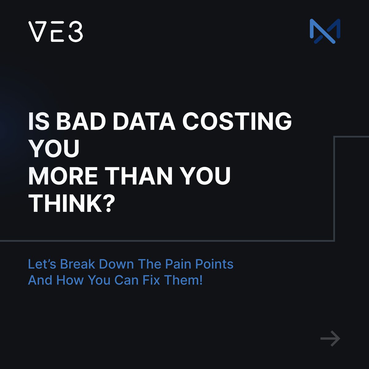 MatchX_ve3's tweet image. Poor data quality wastes time, money, and opportunities—yet most businesses don’t realize the impact until it’s too late.

Fix It with #MatchX!

Visit Us: ve3.global/solutions/matc…

#DataMatching #FixYourData #DataQuality #VE3